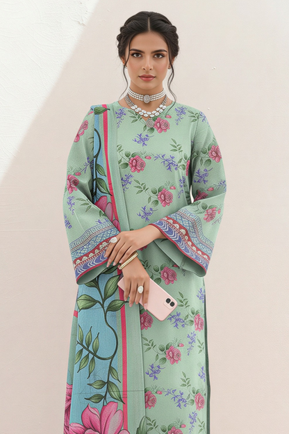 Afreen By Lala Digital Printed Airjet Lawn 3PC