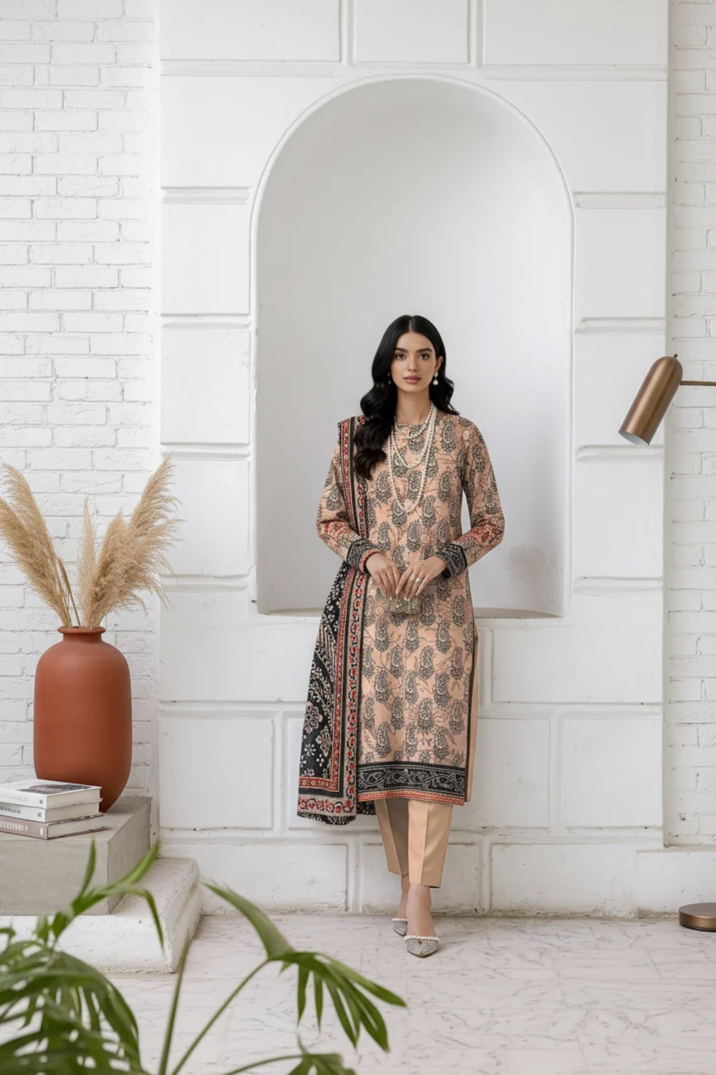 Afreen By Lala Digital Printed Airjet Lawn 3PC