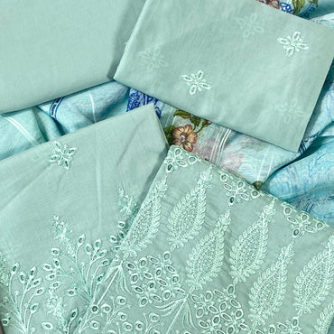 Chikenkari Anaya Noor Lawn 3-PC