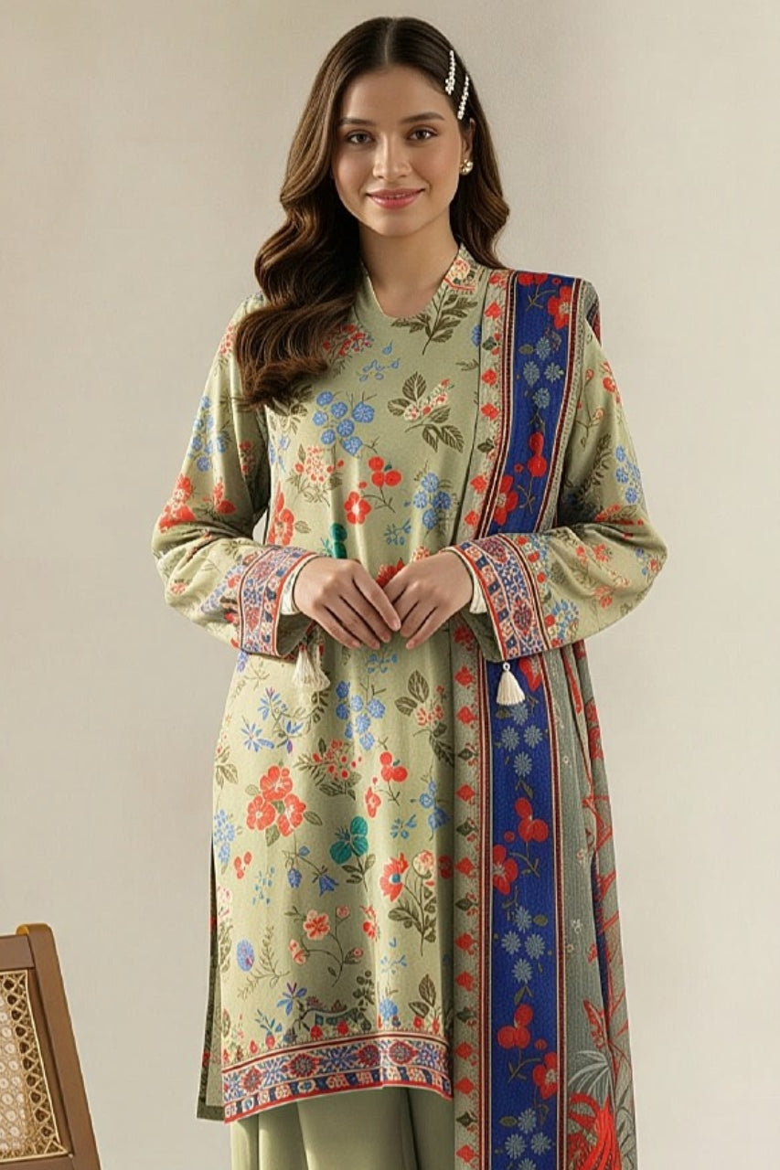 Afreen By Lala Digital Printed Airjet Lawn 3PC
