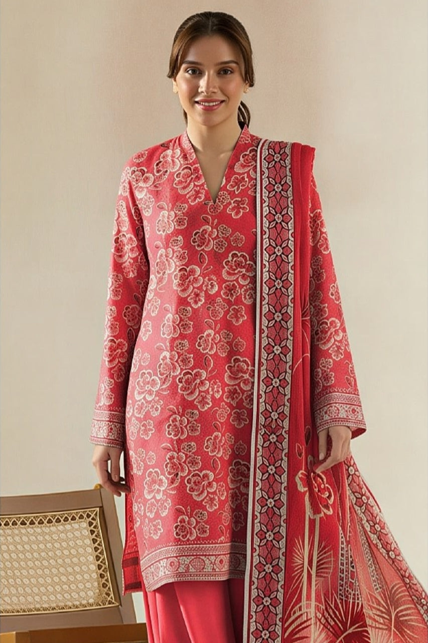 Afreen By Lala Digital Printed Airjet Lawn 3PC