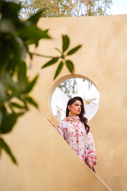 Floral By Anaya Noor Digital Printed Lawn 3PC