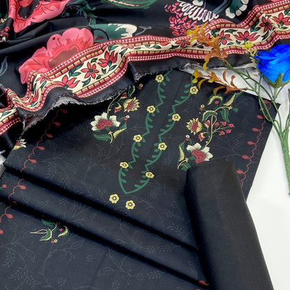 Anaya Noor Digital Printed Cotry Khaddar 3PC
