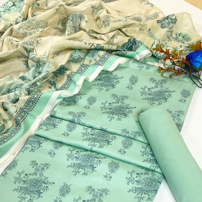 Mausummery Digital Printed Linen 3PC