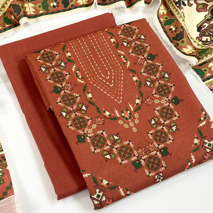 Bonanza Satrangi Digital Printed Khaddar 3PC