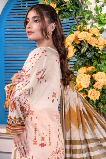 Rangoli By Janan Premium Printed Lawn 3PC