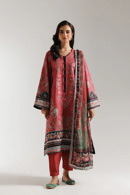 Ethnic Digital Printed Lawn 3PC