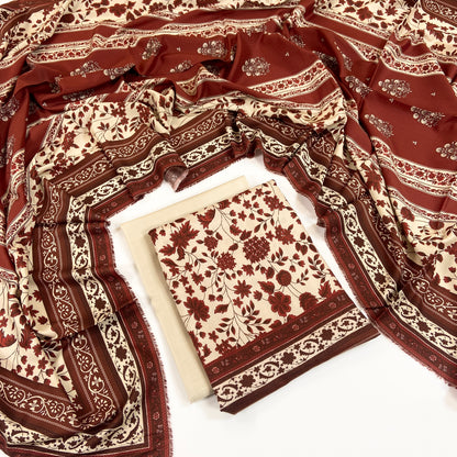 Rijja By Murashe Premium Printed Linen Viscose 3PC