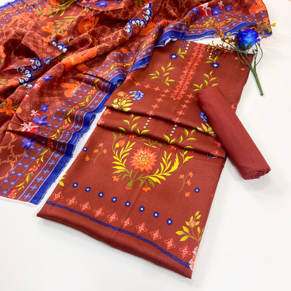 Sarah By Shanaya Digital Printed Viscose 3PC