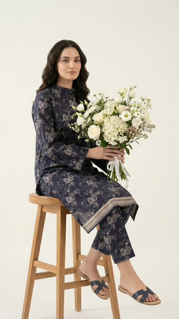 Anaya Noor Two Piece Digital Printed Lawn 2PC