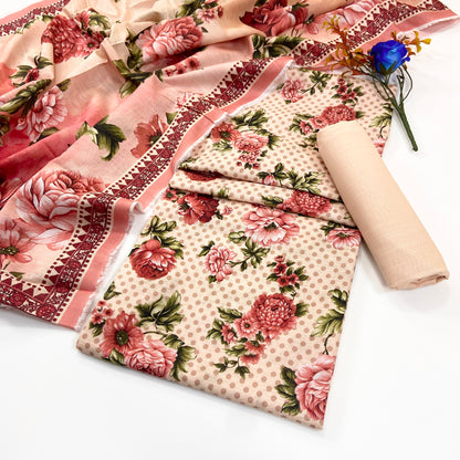 Mashaim Digital Printed Khaddar 3PC