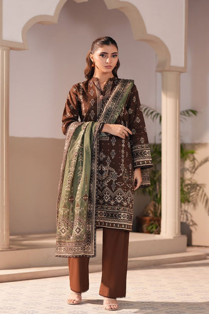 Jacquard By Regalia Digital Printed Lawn 3PC