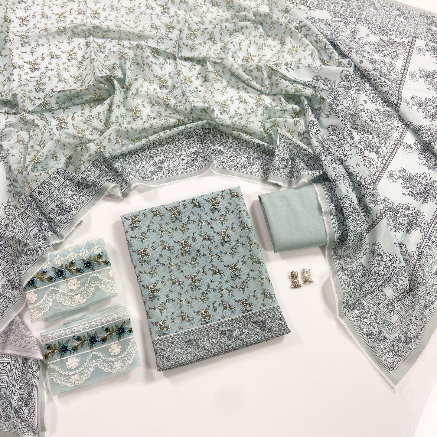 Shanaya Digital Emb Lawn 3PC