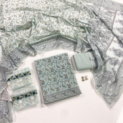 Shanaya Digital Emb Lawn 3PC