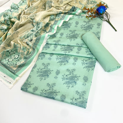 Mausummery Digital Printed Linen 3PC