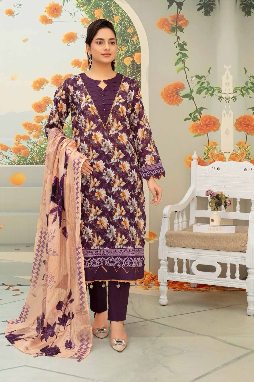 Fabiha By Feroza Digital Printed Lawn 3PC