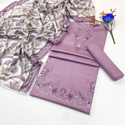 Nirvana By Shanaya Digital Printed Linen 3PC