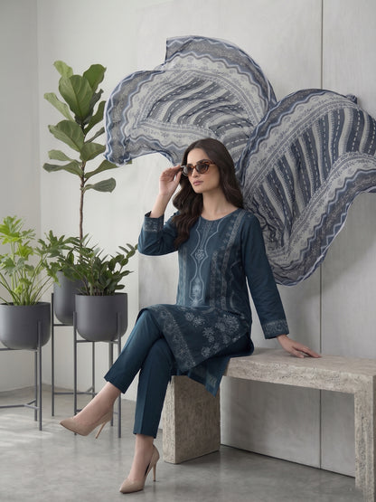 Lakhany Fully Embroidered Lawn 3PC