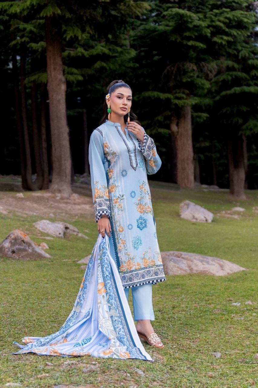 Riwayat By Shanaya Digital Printed Lawn 3PC