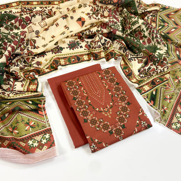 Bonanza Satrangi Digital Printed Khaddar 3PC