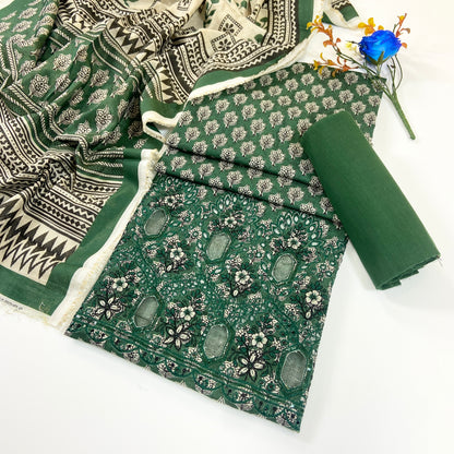 Anaya Noor Printed & Emb Khaddar 3PC