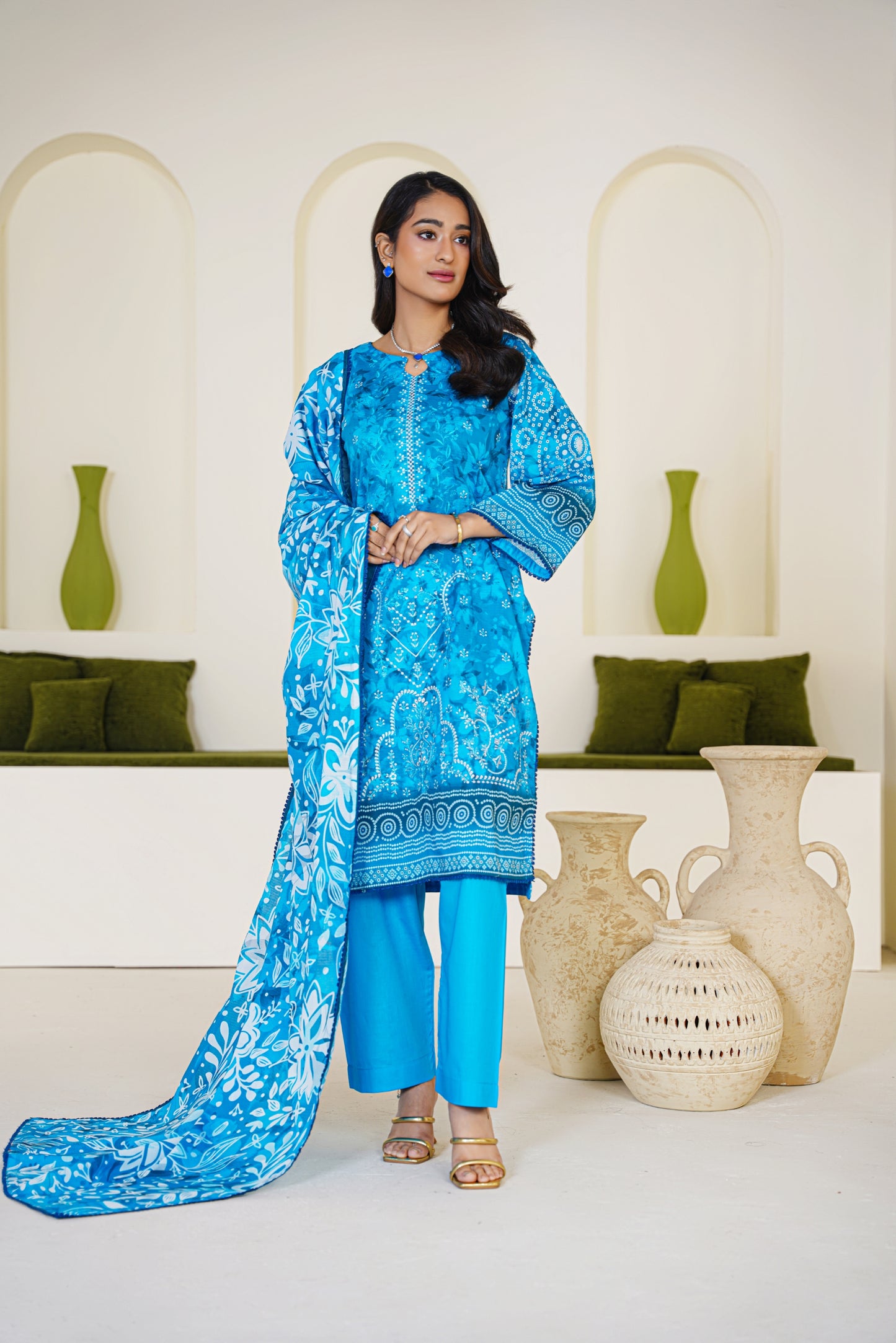 Rang Reza By Anaya Noor Embroidered Bana Dora 3PC