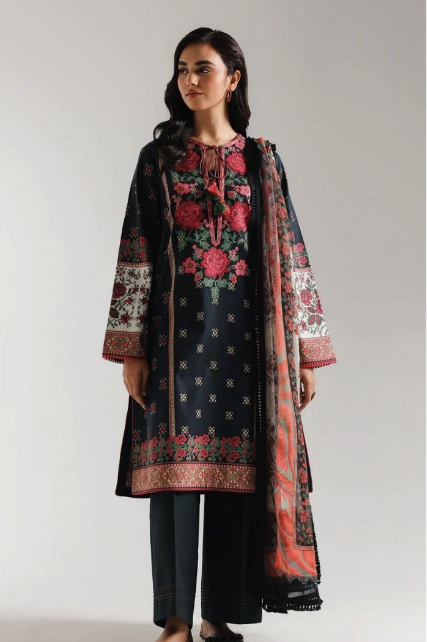 Ethnic Digital Printed Lawn 3PC