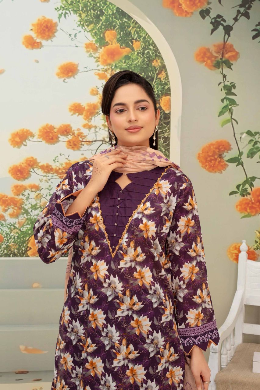 Fabiha By Feroza Digital Printed Lawn 3PC