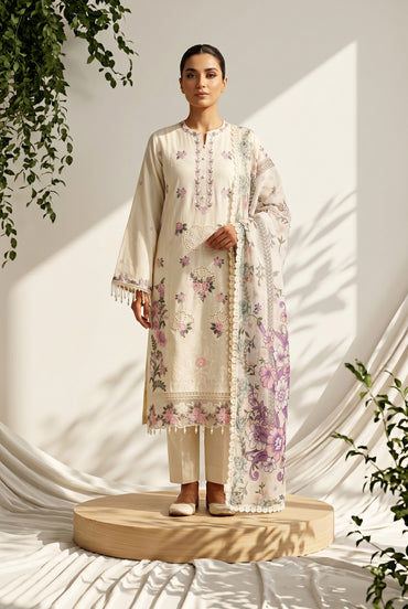 Dewani By Anaya Noor – Embroidered Lawn 3PC