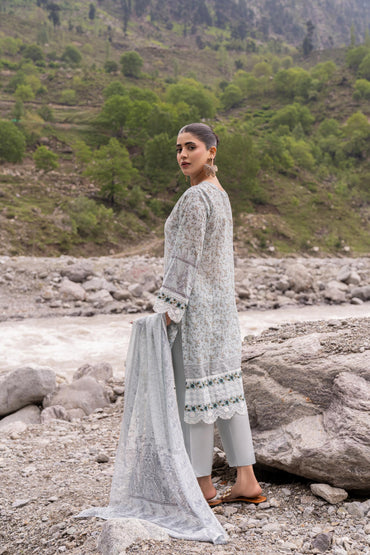 Shanaya Digital Emb Lawn 3PC