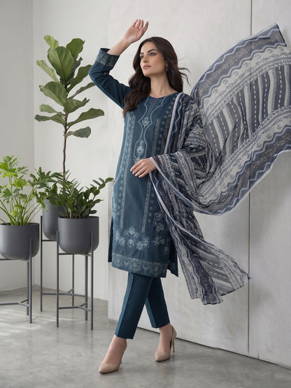 Lakhany Fully Embroidered Lawn 3PC