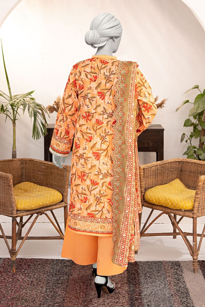 Seher By Almeerah Luxury Printed Embroidered Lawn 3PC