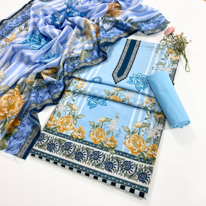 Riwayat By Shanaya Digital Printed Lawn 3PC