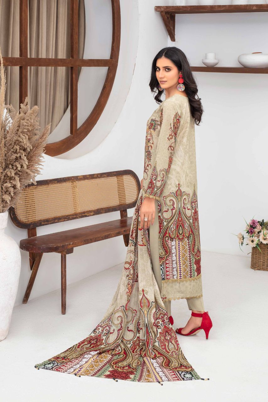 Fabiha By Feroza Digital Printed Lawn 3PC