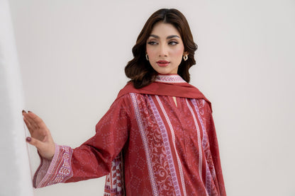 Sarah By Shanaya Premium Printed Lawn 3PC