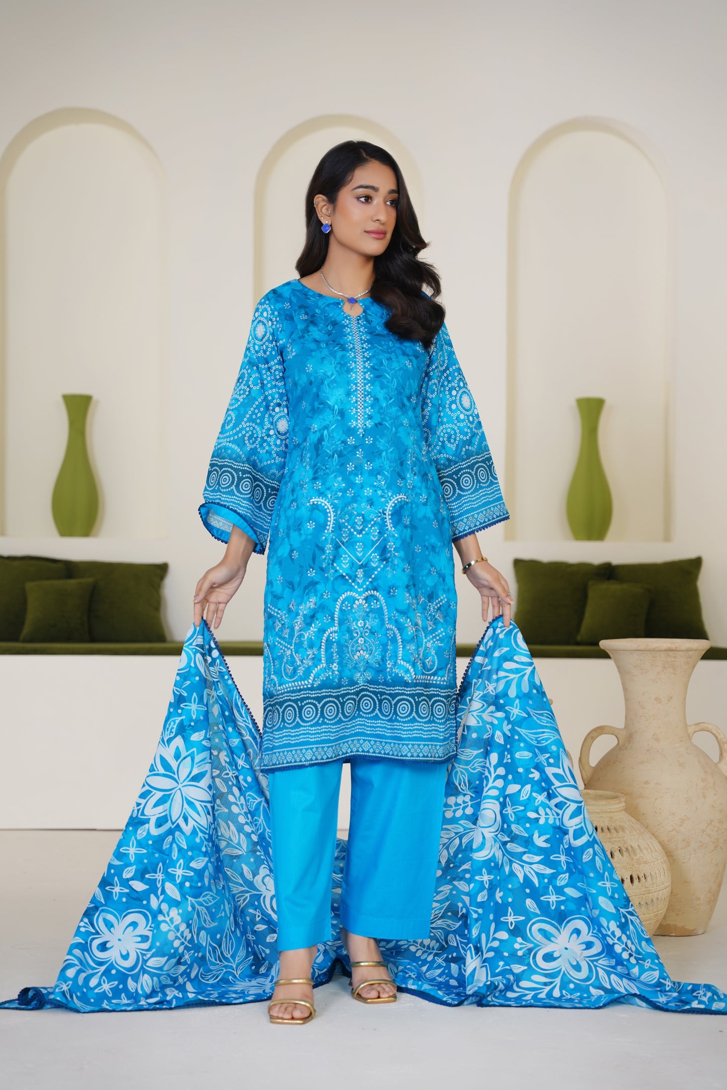 Rang Reza By Anaya Noor Embroidered Bana Dora 3PC