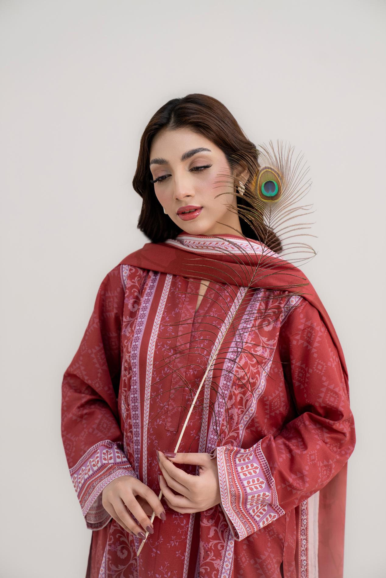 Sarah By Shanaya Premium Printed Lawn 3PC