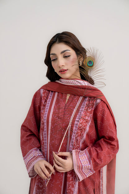 Sarah By Shanaya Premium Printed Lawn 3PC
