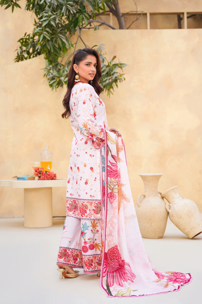 Floral By Anaya Noor Digital Printed Lawn 3PC