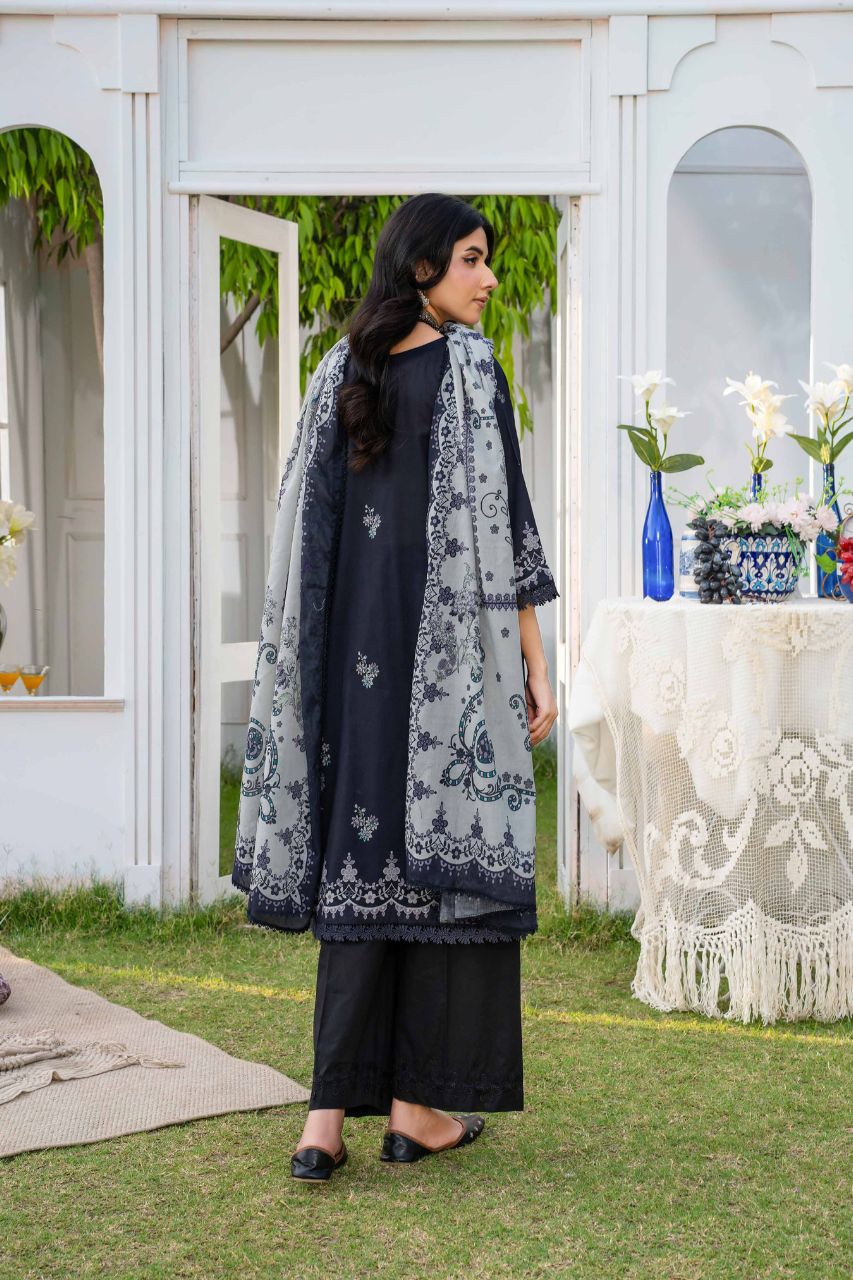 Raabi Premium Printed Lawn 3PC
