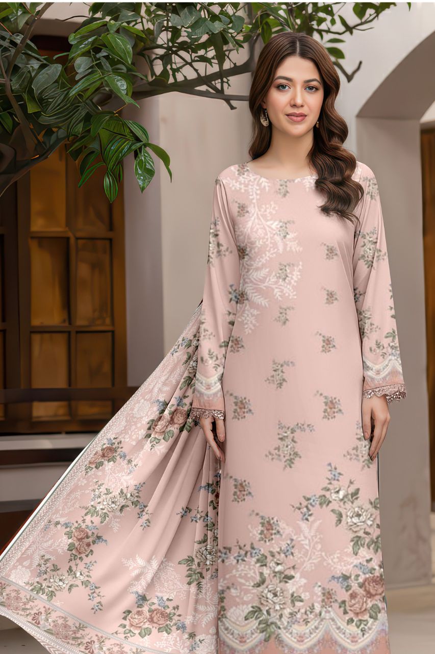 Mausummery Digital Printed Lawn 3PC