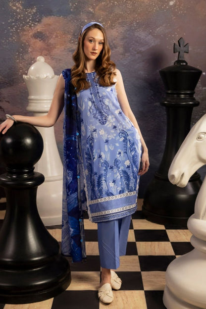 Dill Buro By Paltar Premium Printed Lawn-3PC