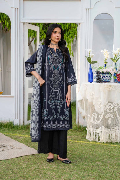 Raabi Premium Printed Lawn 3PC