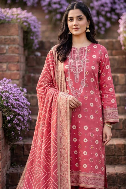 Mashaim Digital Printed Lawn 3PC