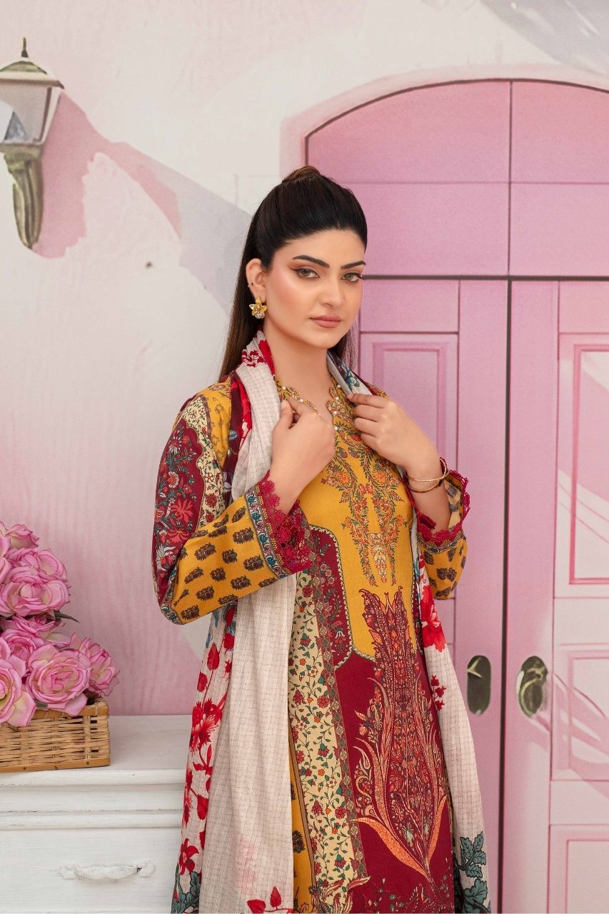Fabiha By Feroza Digital Printed Lawn 3PC
