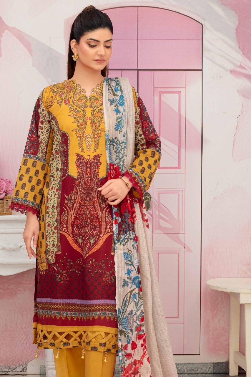 Fabiha By Feroza Digital Printed Lawn 3PC