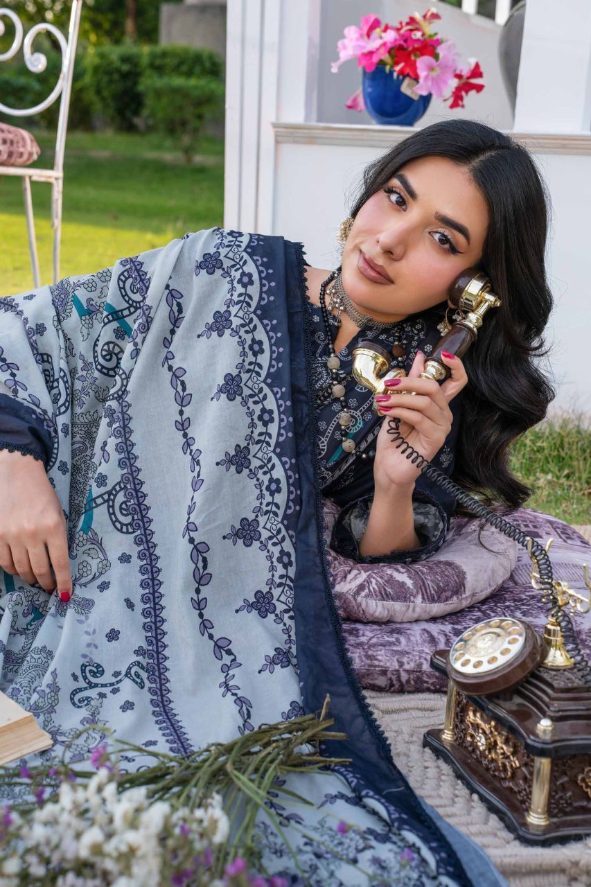 Raabi Premium Printed Lawn 3PC