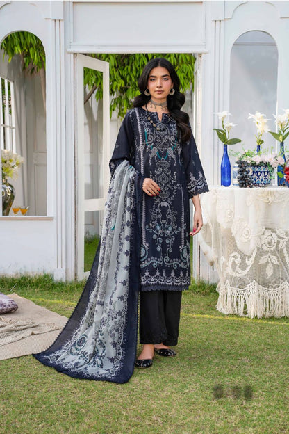 Raabi Premium Printed Lawn 3PC
