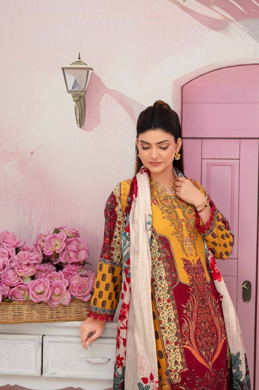Fabiha By Feroza Digital Printed Lawn 3PC