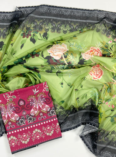 Edenrobe Digital Printed Lawn-2PC